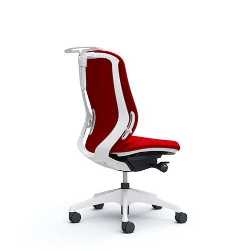 オカムラ シルフィーチェア ハイバック  クッションタイプ (プレーン) 肘なし ハンガー付 樹脂成型脚 C638XR-FS/C638XW-FS