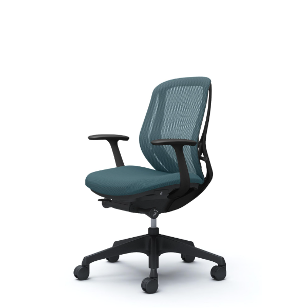 オカムラ シルフィーチェア ローバック メッシュ デザインアーム 樹脂成型脚 C641XR-FM7A