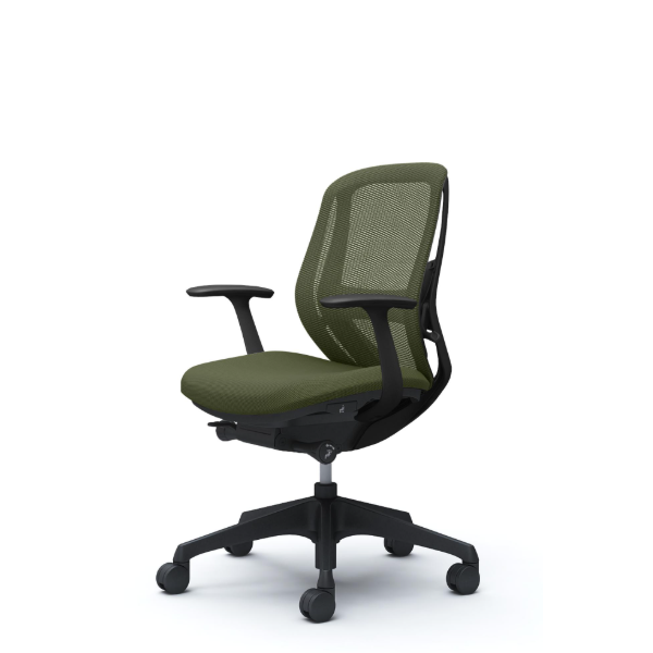 オカムラ シルフィーチェア ローバック メッシュ デザインアーム 樹脂成型脚 C641XS-FM9A