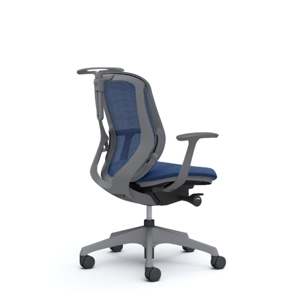 オカムラ シルフィーチェア ローバック メッシュ デザインアーム 樹脂成型脚 C642XA-FM3A