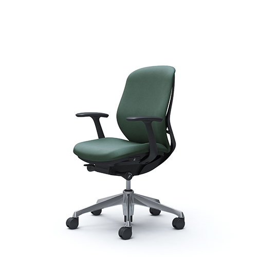 オカムラ　シルフィー ローバック クッション　インターロック デザインアーム アルミ脚 C643BR-FX/C643BW-FX