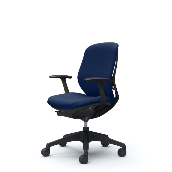 オカムラ シルフィーチェア ローバック クッション (プレーン) デザインアーム 樹脂成型脚 C643XR-FSG4