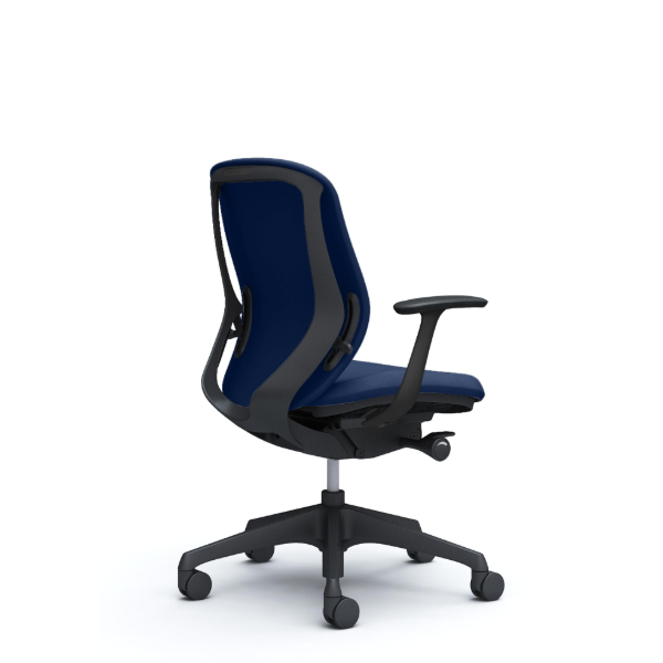 オカムラ シルフィーチェア ローバック クッション (プレーン) デザインアーム 樹脂成型脚 C643XR-FSG4