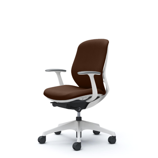 オカムラ シルフィーチェア ローバック クッション (プレーン) デザインアーム 樹脂成型脚 C643XW-FSJ0