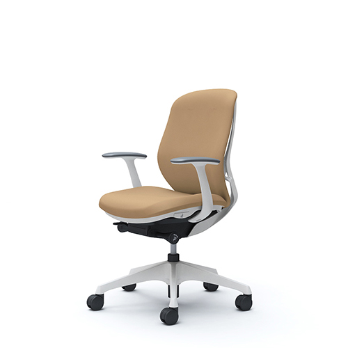 シルフィーチェア ローバック クッション デザインアーム 樹脂成型脚  C643XR-FS/C643XW-FS