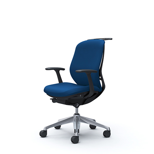 シルフィーチェア ローバック クッション デザインアーム ハンガー付 ポリッシュ脚 C644BR-FS/C644BW-FS