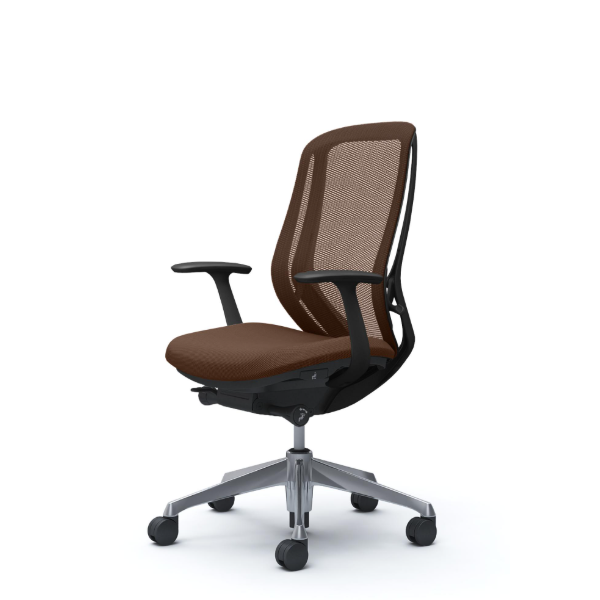 オカムラ シルフィーチェア ハイバック メッシュ デザインアーム ポリッシュ脚 C645BR-FM0A