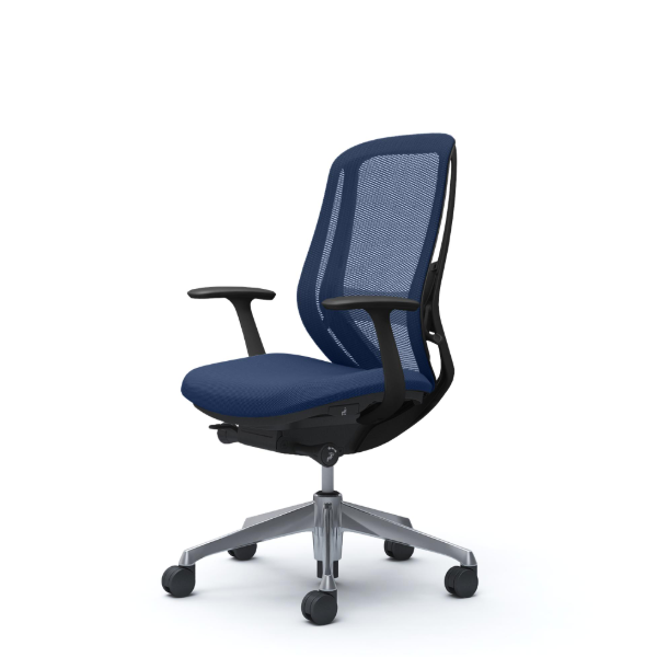 オカムラ シルフィーチェア ハイバック メッシュ デザインアーム ポリッシュ脚 C645BS-FM3A