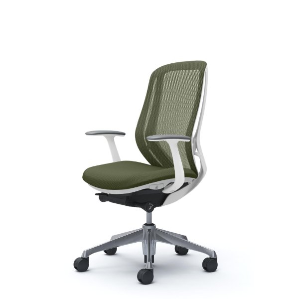 オカムラ シルフィーチェア ハイバック メッシュ デザインアーム ポリッシュ脚 C645BW-FM9A