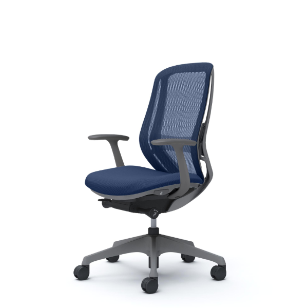 オカムラ シルフィーチェア ハイバック メッシュ デザインアーム 樹脂成型脚 C645XE-FM3A