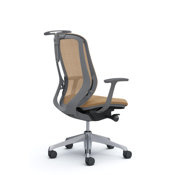 オカムラ シルフィーチェア ハイバック メッシュ デザインアーム ポリッシュ脚 C646BA-FMP7