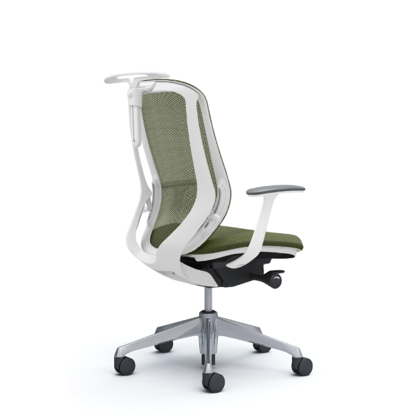 オカムラ シルフィーチェア ハイバック メッシュ デザインアーム ポリッシュ脚 C646BW-FM9A