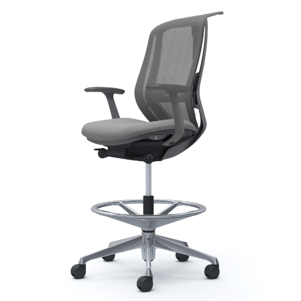 オカムラシルフィーチェア(Sylphy)メッシュタイプのハンガー付き 新品