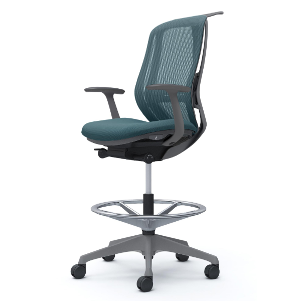 オカムラシルフィーチェア(Sylphy)メッシュタイプのハンガー付き 新品