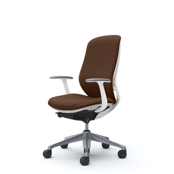 オカムラ シルフィーチェア ハイバック  クッション (プレーン) デザインアーム ポリッシュ脚 C647BW-FSJ0