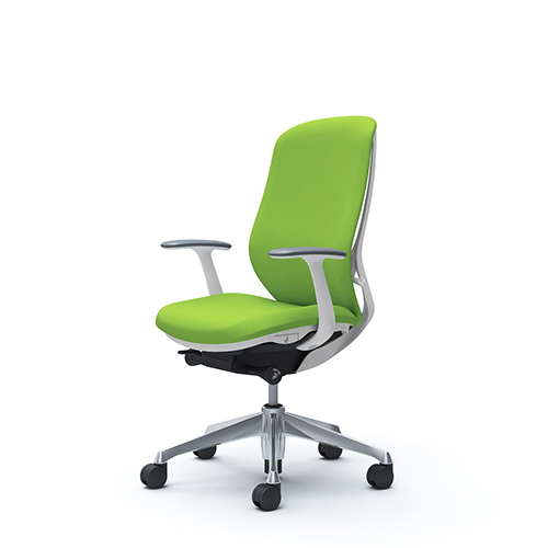 シルフィーチェア ハイバック  クッション デザインアーム ポリッシュ脚  C647BR-FS/C647BW-FS