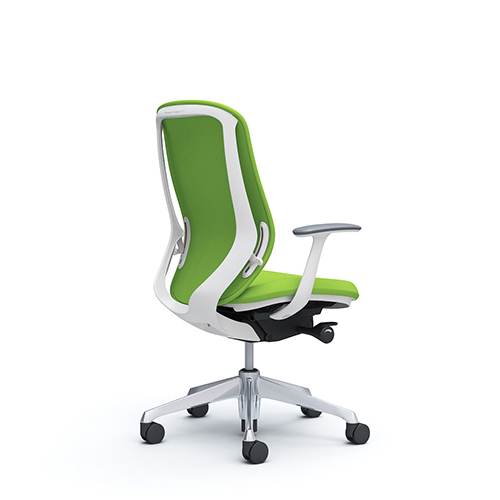 シルフィーチェア ハイバック  クッション デザインアーム ポリッシュ脚  C647BR-FS/C647BW-FS