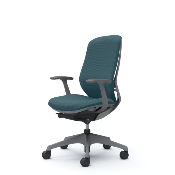 オカムラ シルフィーチェア ハイバック  クッション (プレーン) デザインアーム 樹脂成型脚 C647XA-FSJ7