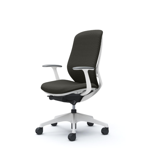 オカムラ シルフィーチェア ハイバック  クッション (プレーン) デザインアーム 樹脂成型脚 C647XW-FSJ4