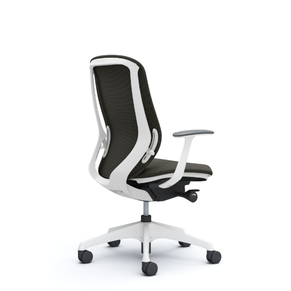 オカムラ シルフィーチェア ハイバック  クッション (プレーン) デザインアーム 樹脂成型脚 C647XW-FSJ4