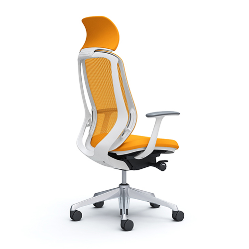 シルフィーチェア エクストラハイバック メッシュ デザインアーム ポリッシュ脚 C64ABR-F/C64ABW-F