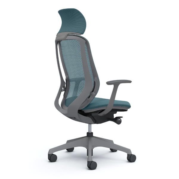 オカムラ シルフィーチェア エクストラハイバック 固定ヘッドレスト メッシュ デザインアーム 樹脂成型脚 C64AXA-FM7A