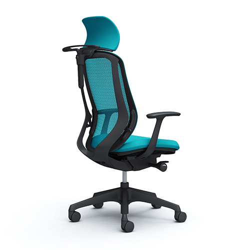 シルフィーチェア エクストラハイバック メッシュ デザインアーム ハンガー付 樹脂成型脚 C64BXR-FM/C64BXW-FM