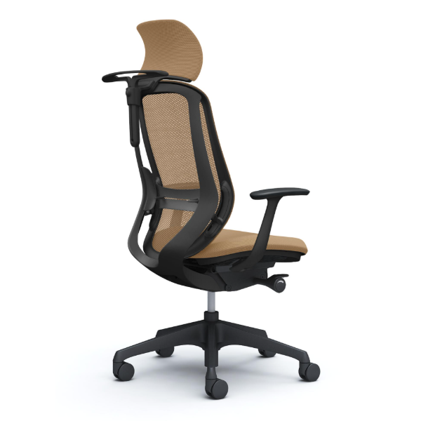 オカムラ シルフィーチェア エクストラハイバック 固定ヘッドレスト メッシュ デザインアーム 樹脂成型脚 C64BXS-FMP7