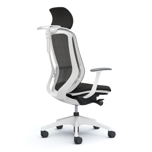 オカムラ シルフィーチェア エクストラハイバック 固定ヘッドレスト メッシュ デザインアーム 樹脂成型脚 C64BXW-FMP1