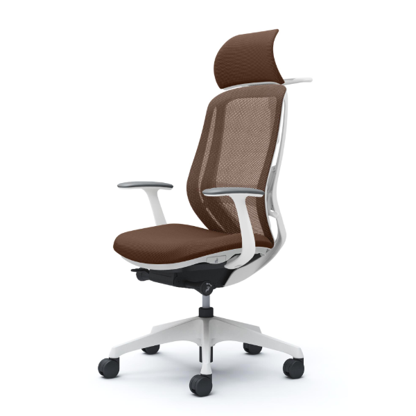 オカムラ シルフィーチェア エクストラハイバック 固定ヘッドレスト メッシュ デザインアーム 樹脂成型脚 C64BXZ-FM0A