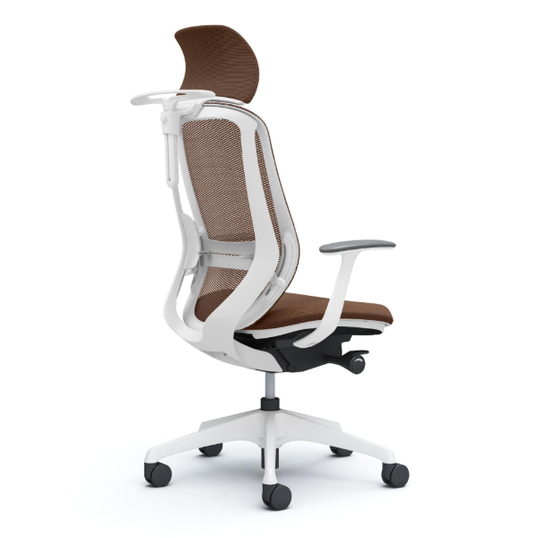 オカムラ シルフィーチェア エクストラハイバック 固定ヘッドレスト メッシュ デザインアーム 樹脂成型脚 C64BXZ-FM0A