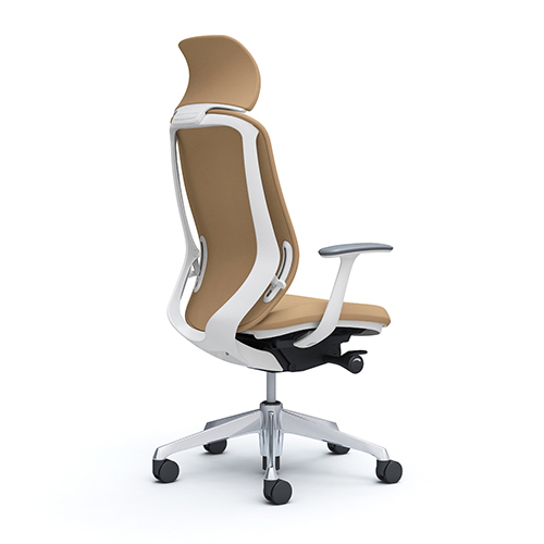 シルフィーチェア エクストラハイバック  クッション デザインアーム ポリッシュ脚  C64CBR-FS/C64CBW-FS