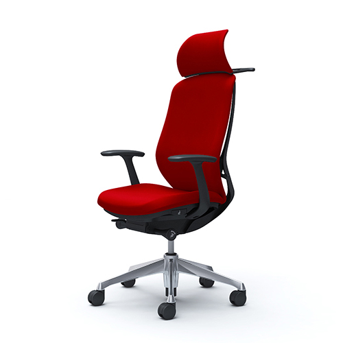 シルフィーチェア エクストラハイバック  クッション デザインアーム ハンガー付 ポリッシュ脚  C64DBR-FS/C64DBW-FS