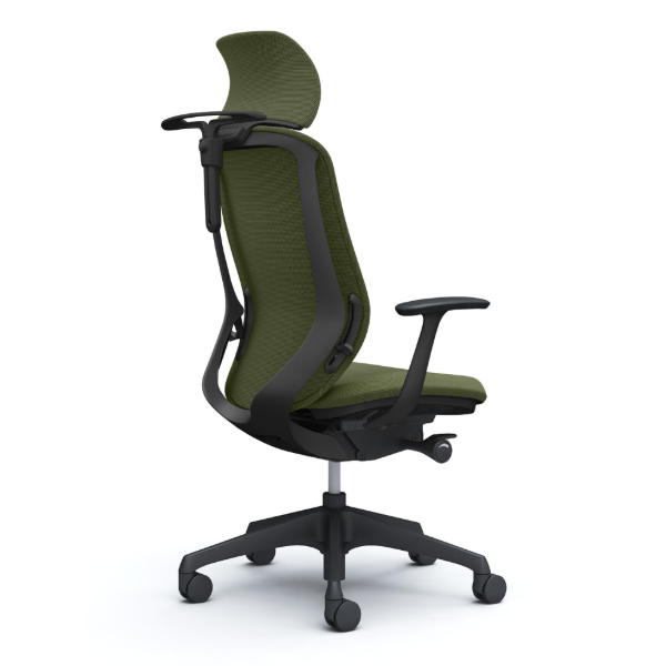 オカムラ シルフィーチェア エクストラハイバック 固定ヘッドレスト クッション (プレーン) デザインアーム 樹脂成型脚 C64DXR-FSJ9