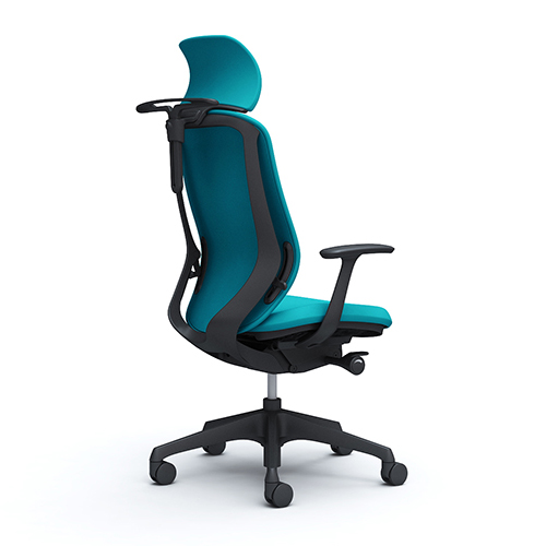 シルフィーチェア エクストラハイバック  クッション デザインアーム ハンガー付 樹脂成型脚 C64DXR-FS/C64DXW-FS