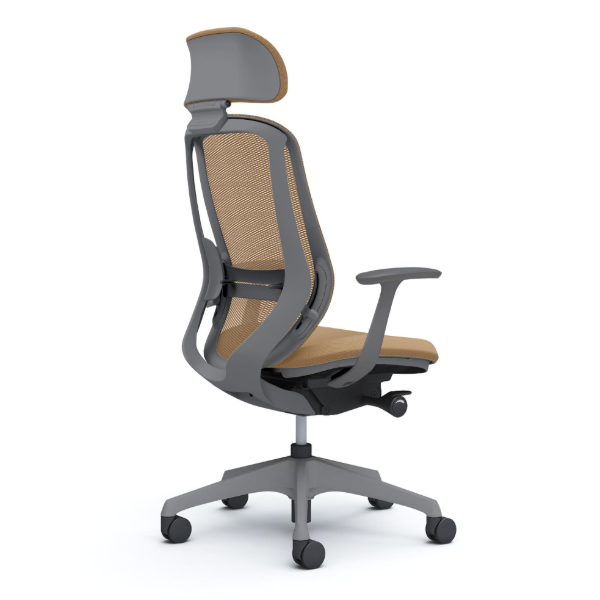 オカムラ シルフィーチェア エクストラハイバック 可動ヘッドレスト メッシュ デザインアーム 樹脂成型脚 C64EXE-FMP7