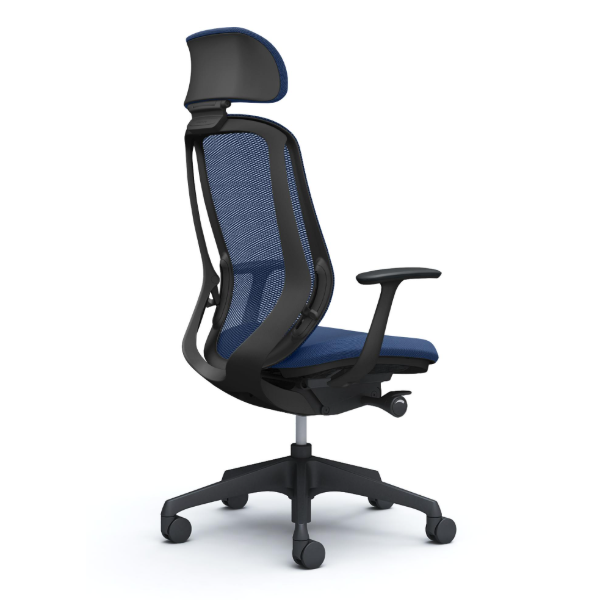 オカムラ シルフィーチェア エクストラハイバック 可動ヘッドレスト メッシュ デザインアーム 樹脂成型脚 C64EXR-FM3A