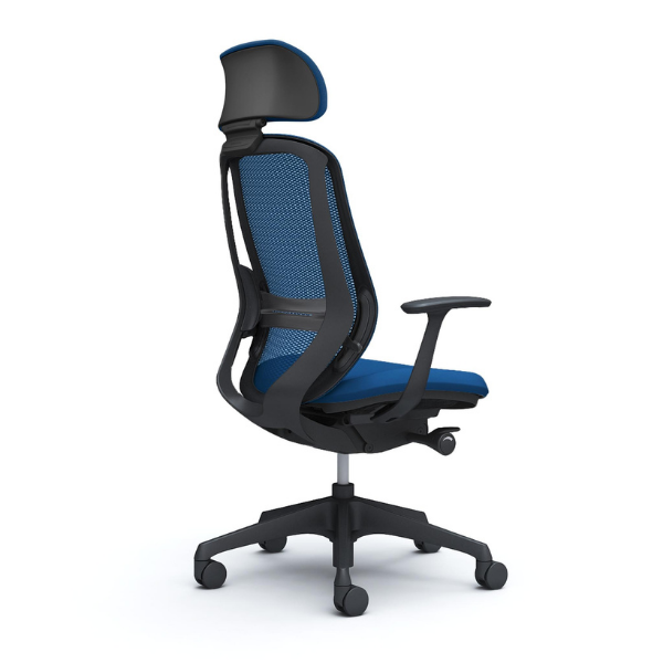 オカムラ シルフィー エクストラハイバック 可動ヘッドレスト メッシュ デザインアーム ランバー付 樹脂脚 C64EXS-FM/C64EXZ-FM