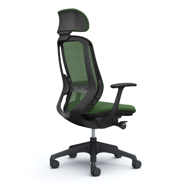 オカムラ シルフィーチェア エクストラハイバック 可動ヘッドレスト メッシュ デザインアーム 樹脂成型脚 C64EXS-FMR5