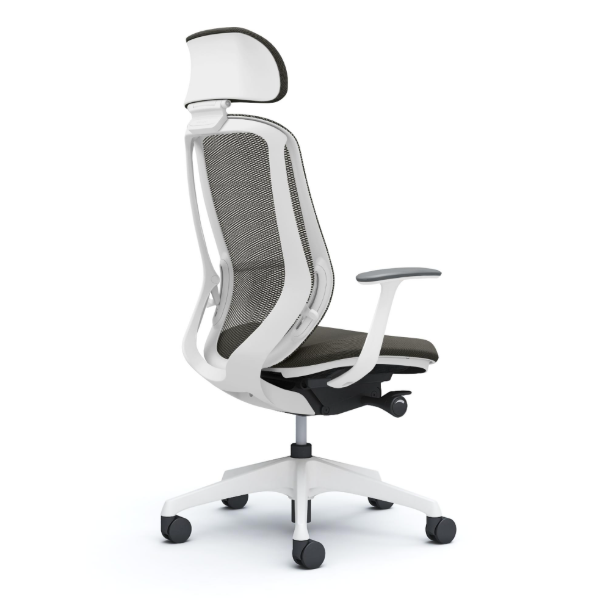 オカムラ シルフィーチェア エクストラハイバック 可動ヘッドレスト メッシュ デザインアーム 樹脂成型脚 C64EXW-FM4A