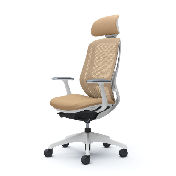 オカムラ シルフィー エクストラハイバック 可動ヘッドレスト メッシュ デザインアーム ランバー付 樹脂脚 C64EXS-FM/C64EXZ-FM