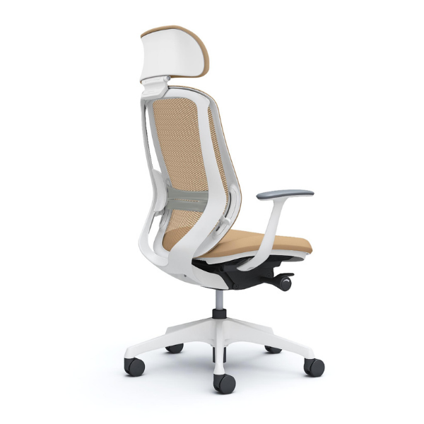 オカムラ シルフィー エクストラハイバック 可動ヘッドレスト メッシュ デザインアーム ランバー付 樹脂脚 C64EXS-FM/C64EXZ-FM