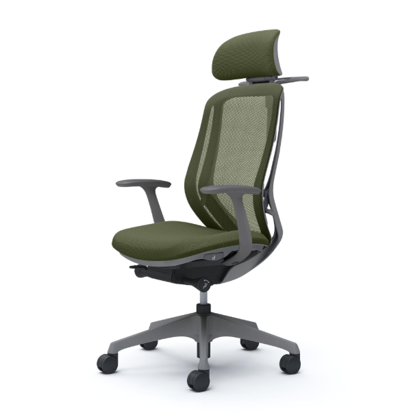 オカムラ シルフィーチェア エクストラハイバック 可動ヘッドレスト メッシュ デザインアーム 樹脂成型脚 C64FXA-FM9A