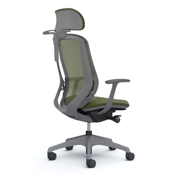 オカムラ シルフィーチェア エクストラハイバック 可動ヘッドレスト メッシュ デザインアーム 樹脂成型脚 C64FXA-FM9A