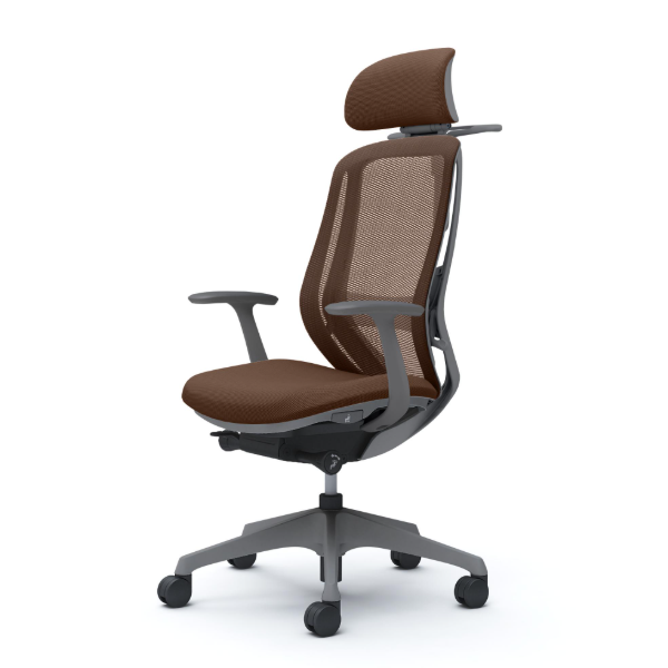 オカムラ シルフィーチェア エクストラハイバック 可動ヘッドレスト メッシュ デザインアーム 樹脂成型脚 C64FXE-FM0A