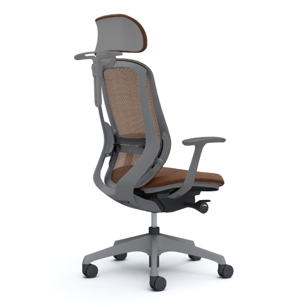 オカムラ シルフィーチェア エクストラハイバック 可動ヘッドレスト メッシュ デザインアーム 樹脂成型脚 C64FXE-FM0A