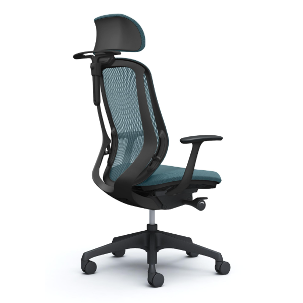 オカムラ シルフィーチェア エクストラハイバック 可動ヘッドレスト メッシュ デザインアーム 樹脂成型脚 C64FXR-FM7A