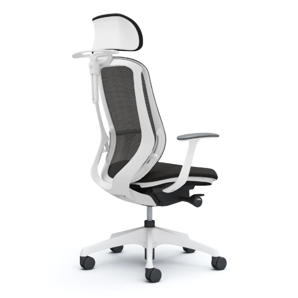 オカムラ シルフィーチェア エクストラハイバック 可動ヘッドレスト メッシュ デザインアーム 樹脂成型脚 C64FXW-FMP1