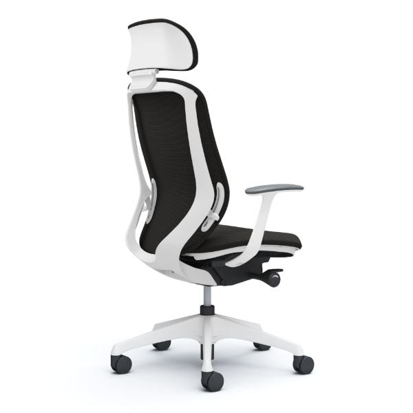 オカムラ シルフィーチェア エクストラハイバック 可動ヘッドレスト クッション (プレーン) デザインアーム 樹脂成型脚 C64GXW-FSF1