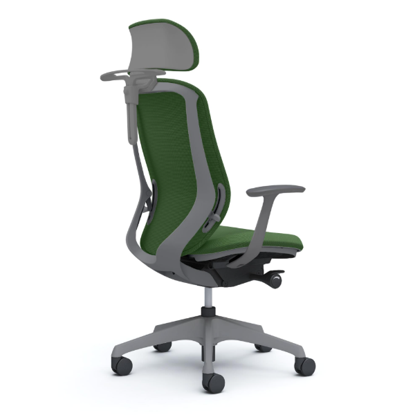 オカムラ シルフィーチェア エクストラハイバック 可動ヘッドレスト クッション (プレーン) デザインアーム 樹脂成型脚 C64HXA-FSG5